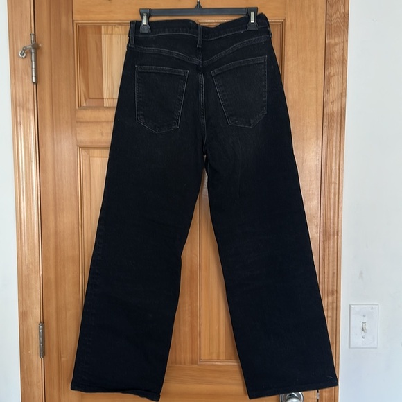 AGOLDE Black Harper Straight Jean in Hush - Picture 5 of 6